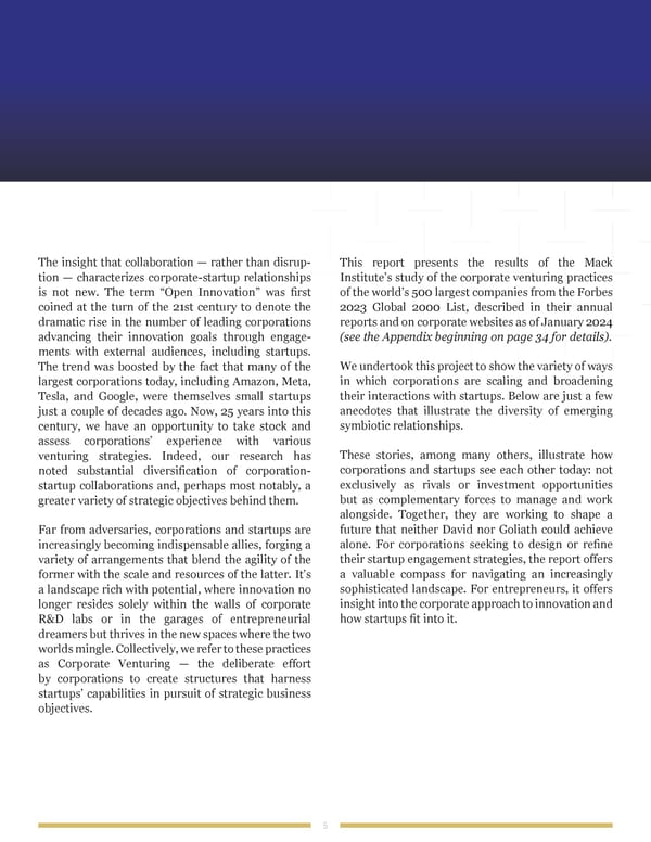 When Goliath Needs David: Redefining Corporate Venturing - Page 5