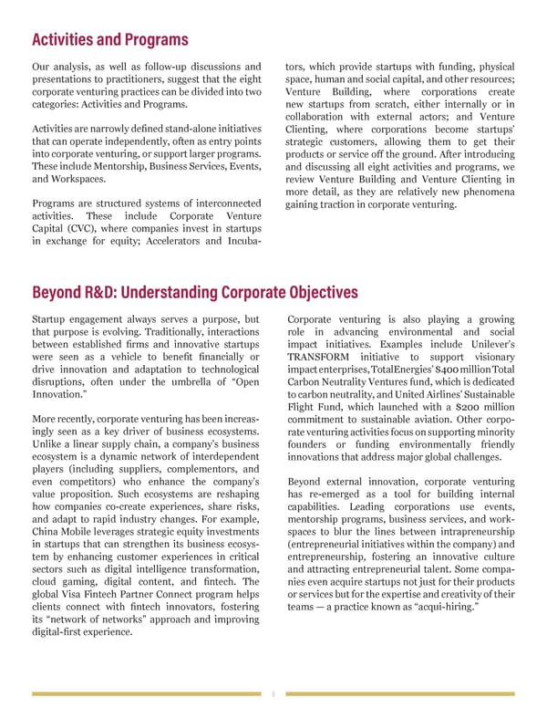 When Goliath Needs David: Redefining Corporate Venturing - Page 8