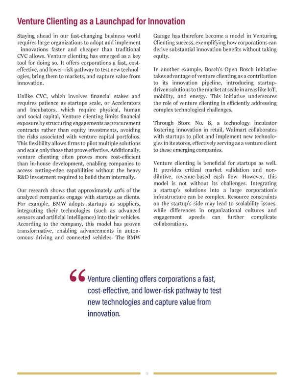 When Goliath Needs David: Redefining Corporate Venturing - Page 18