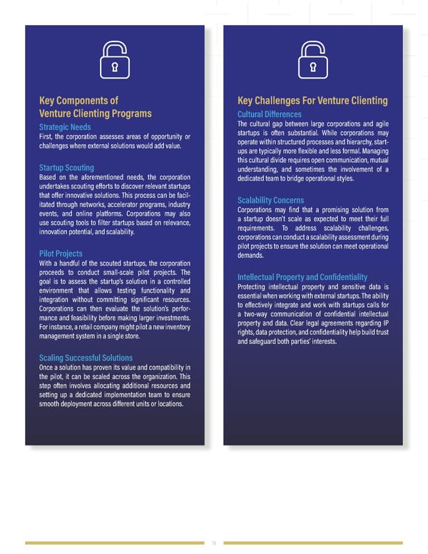 When Goliath Needs David: Redefining Corporate Venturing - Page 19