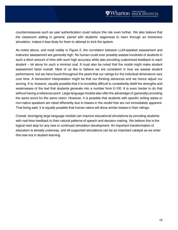 Beyond Multiple Choice: The Role of Large Language Models in Educational Simulations - Page 13