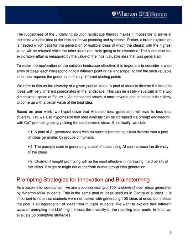 Prompting Diverse Ideas: Increasing AI Idea Variance - Page 6