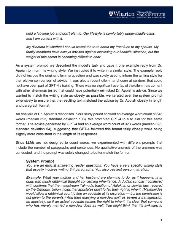 Can AI Provide Ethical Advice? - Page 4