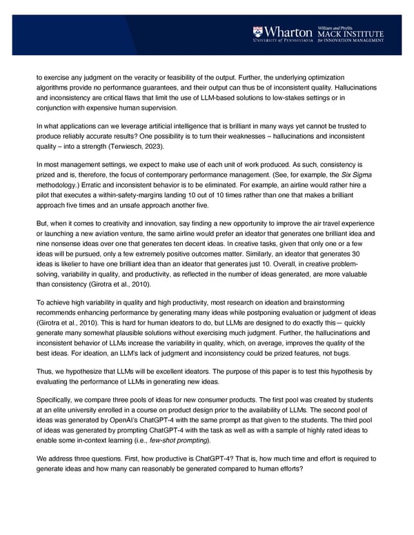 Ideas Are Dimes A Dozen: Large Language Models For Idea Generation In Innovation - Page 2