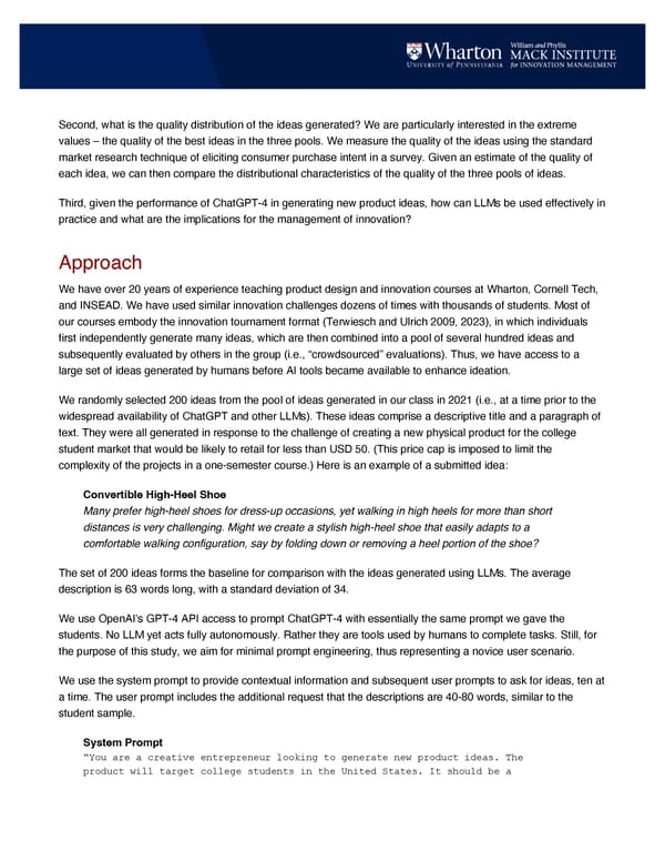 Ideas Are Dimes A Dozen: Large Language Models For Idea Generation In Innovation - Page 3