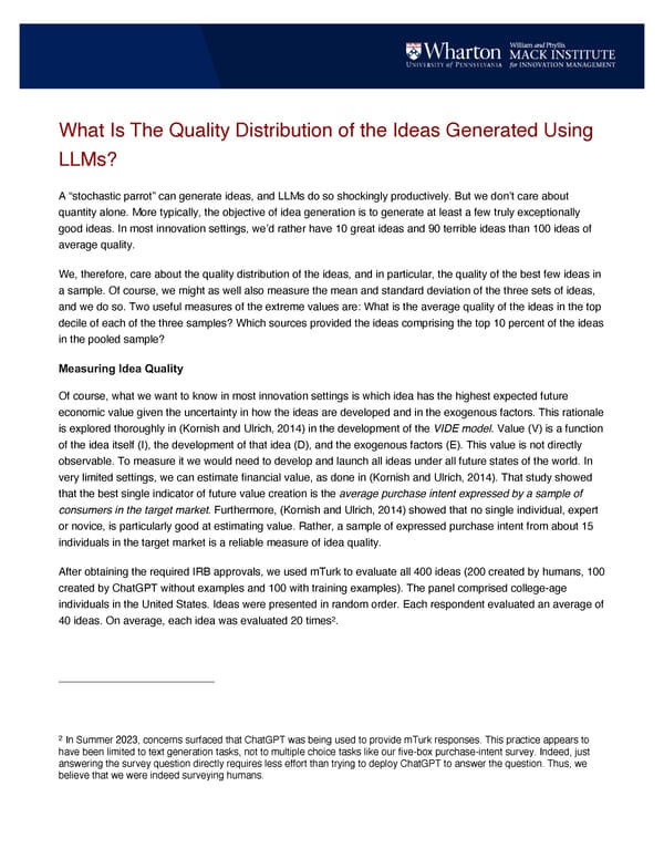 Ideas Are Dimes A Dozen: Large Language Models For Idea Generation In Innovation - Page 6
