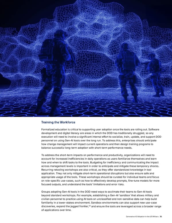 Generative AI Adoption in the US Military - Page 35