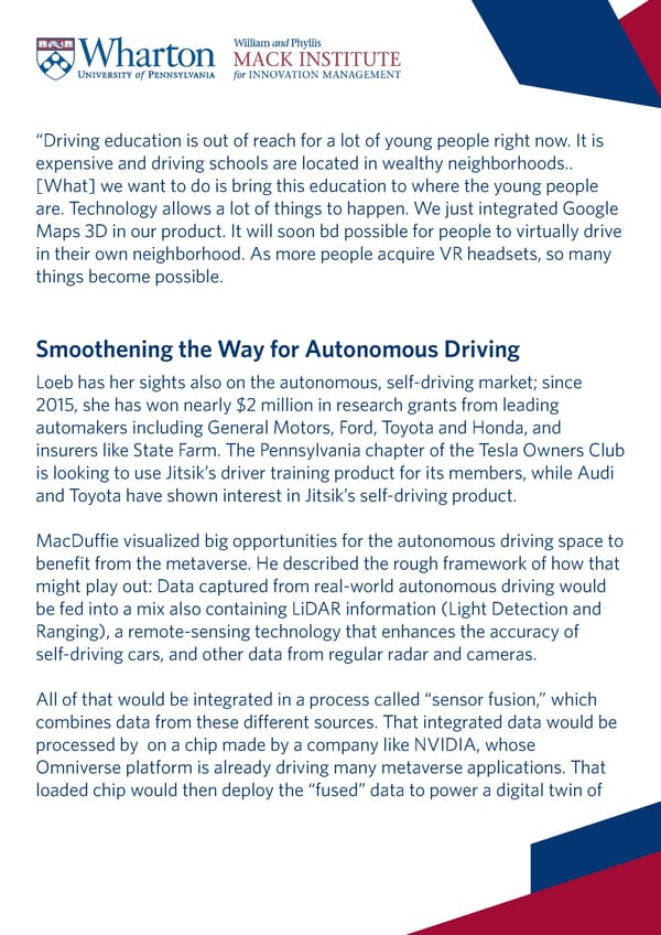 Doing Business in the Metaverse: Leveraging Innovations in Immersive Technology - Page 12