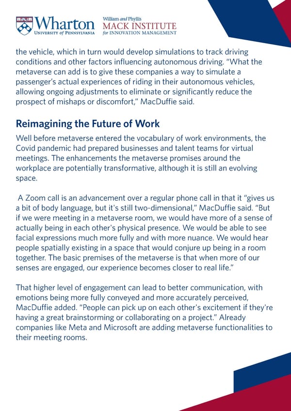 Doing Business in the Metaverse: Leveraging Innovations in Immersive Technology - Page 13