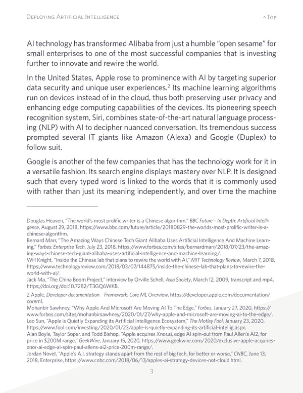 Deploying Artificial Intelligence: Strategic Insights - Page 3