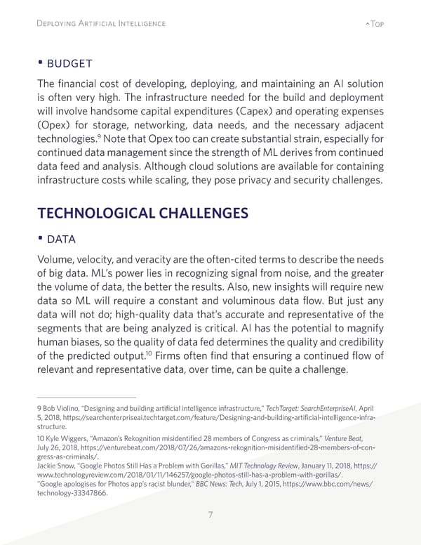 Deploying Artificial Intelligence: Strategic Insights - Page 7