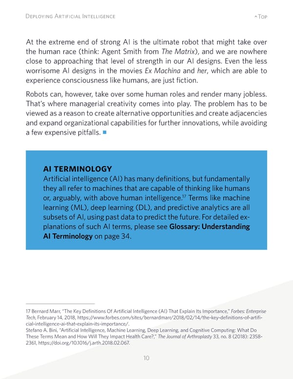 Deploying Artificial Intelligence: Strategic Insights - Page 10