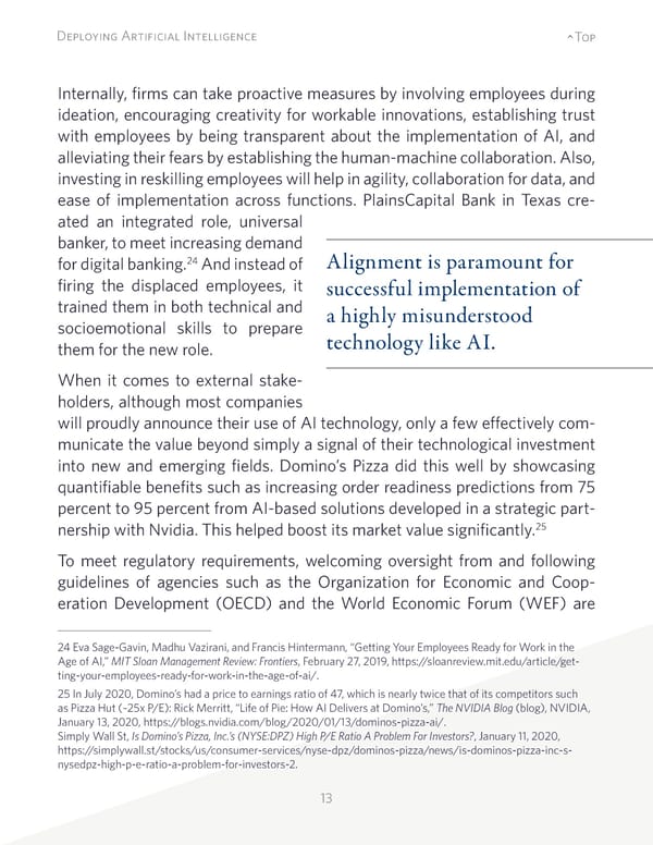 Deploying Artificial Intelligence: Strategic Insights - Page 13