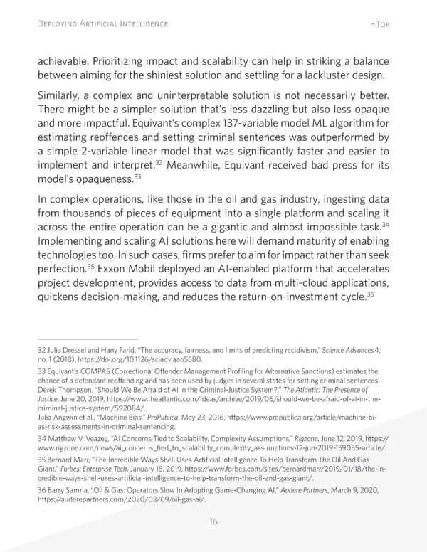 Deploying Artificial Intelligence: Strategic Insights - Page 16