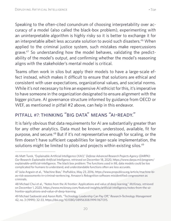 Deploying Artificial Intelligence: Strategic Insights - Page 20