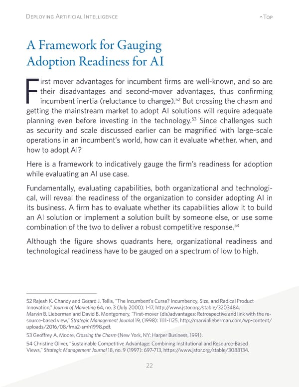 Deploying Artificial Intelligence: Strategic Insights - Page 22