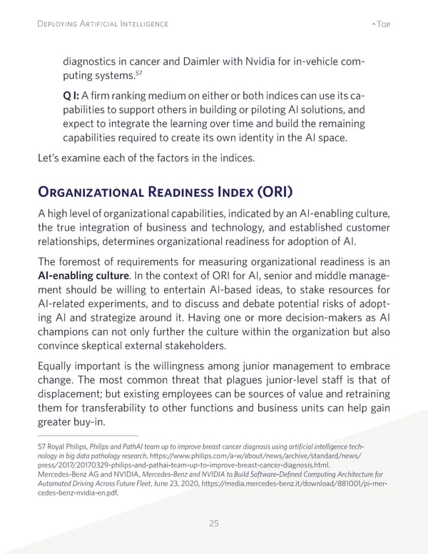 Deploying Artificial Intelligence: Strategic Insights - Page 25