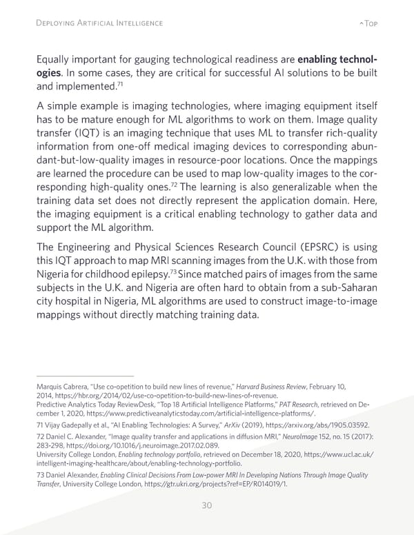 Deploying Artificial Intelligence: Strategic Insights - Page 30