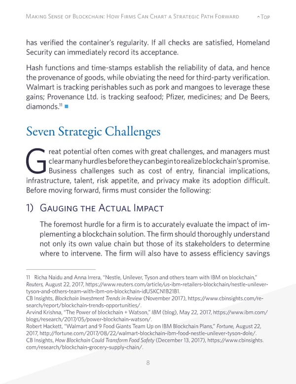 Making Sense of Blockchain: How Firms Can Chart a Strategic Path Forward - Page 8