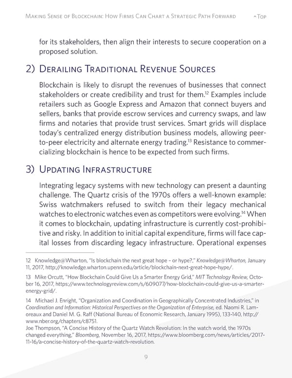 Making Sense of Blockchain: How Firms Can Chart a Strategic Path Forward - Page 9