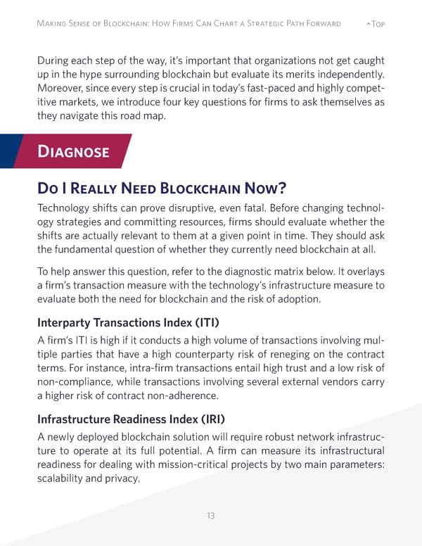 Making Sense of Blockchain: How Firms Can Chart a Strategic Path Forward - Page 13