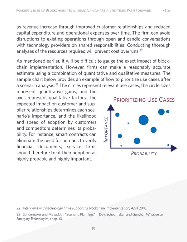 Making Sense of Blockchain: How Firms Can Chart a Strategic Path Forward - Page 19
