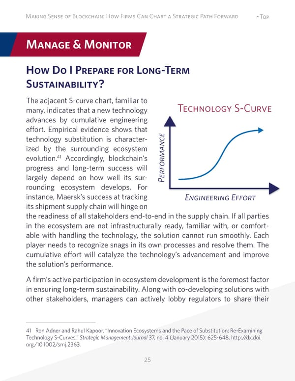 Making Sense of Blockchain: How Firms Can Chart a Strategic Path Forward - Page 25