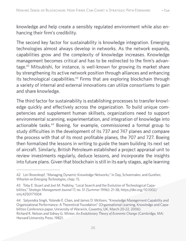 Making Sense of Blockchain: How Firms Can Chart a Strategic Path Forward - Page 26