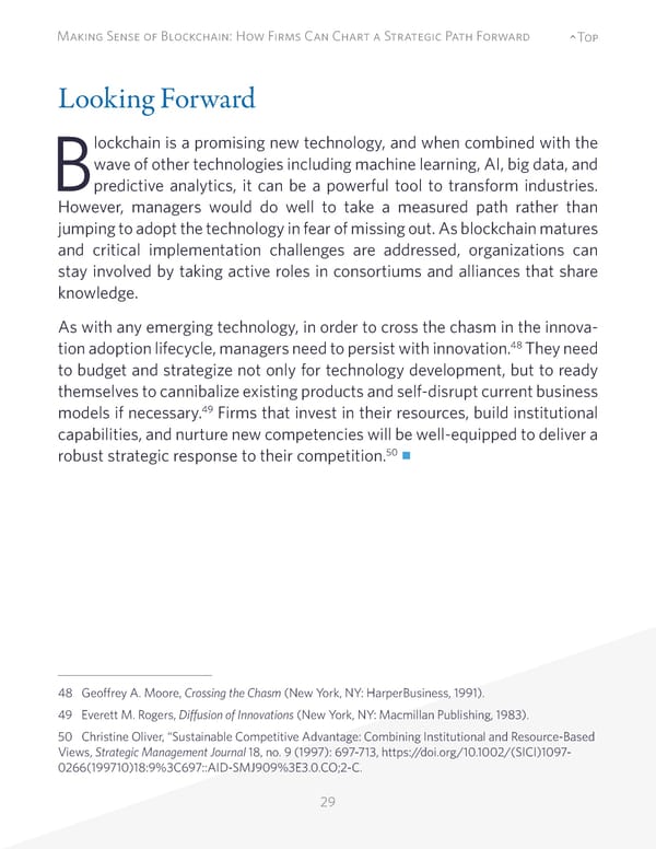 Making Sense of Blockchain: How Firms Can Chart a Strategic Path Forward - Page 29