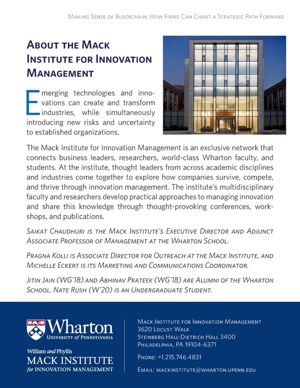 Making Sense of Blockchain: How Firms Can Chart a Strategic Path Forward - Page 30