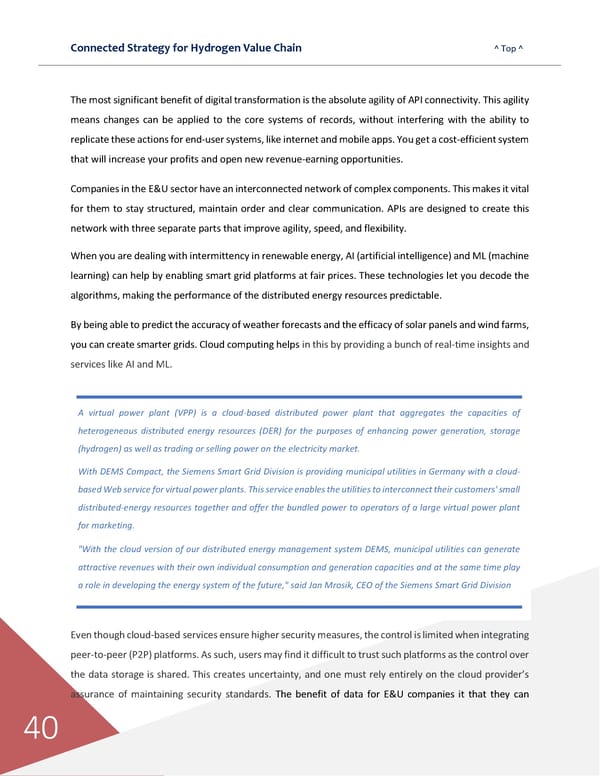 Connected Strategies for the Hydrogen Value Chain - Page 41