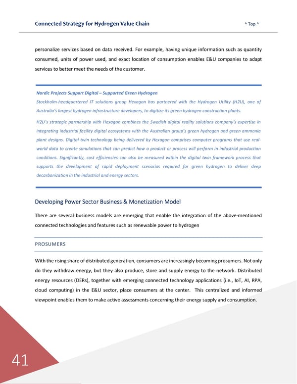 Connected Strategies for the Hydrogen Value Chain - Page 42