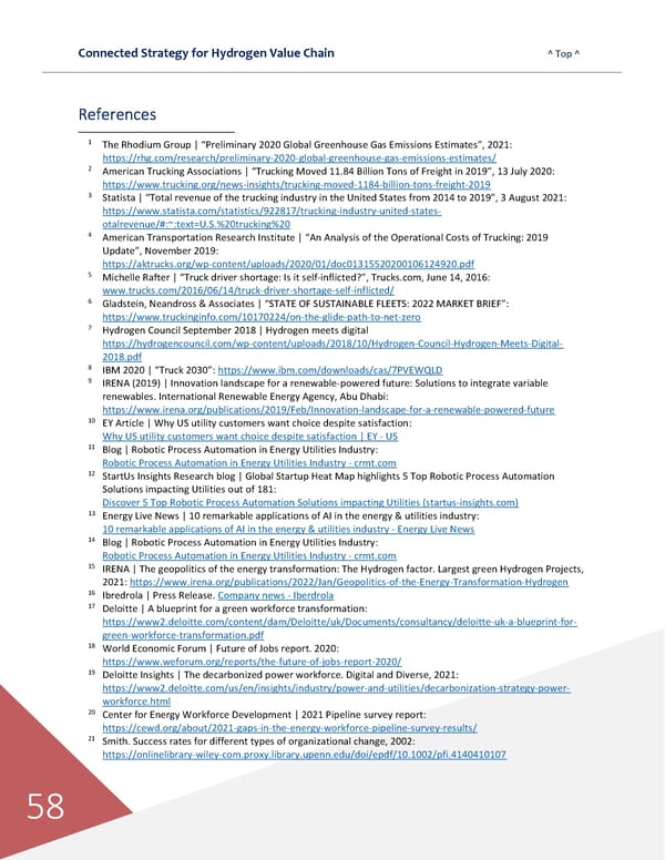 Connected Strategies for the Hydrogen Value Chain - Page 59