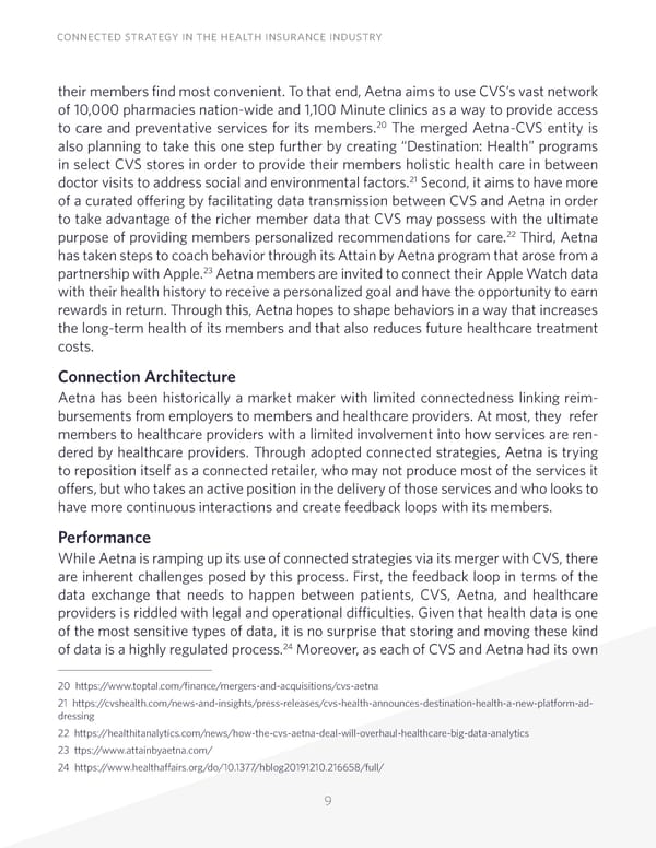 Connected Strategy in the Health Insurance Industry - Page 9