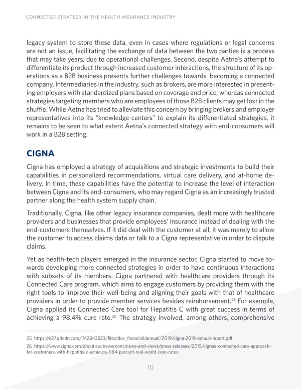 Connected Strategy in the Health Insurance Industry - Page 10