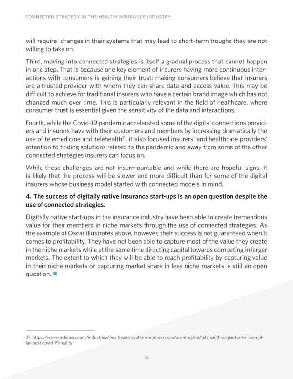 Connected Strategy in the Health Insurance Industry - Page 14