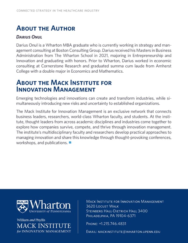 Connected Strategy in the Health Insurance Industry - Page 16