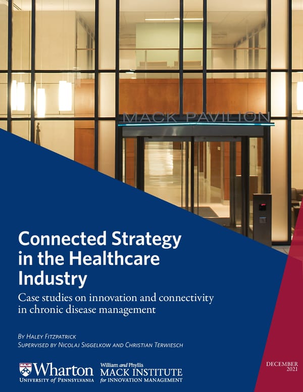 Connected Strategy in the Healthcare Industry - Page 1