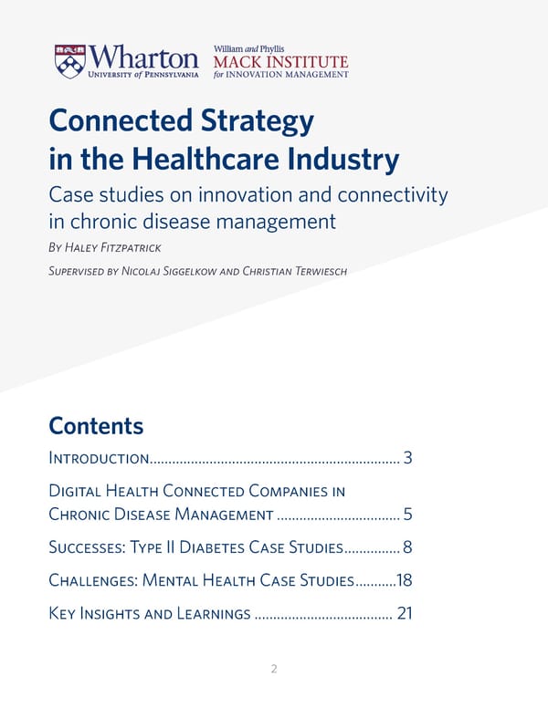 Connected Strategy in the Healthcare Industry - Page 2