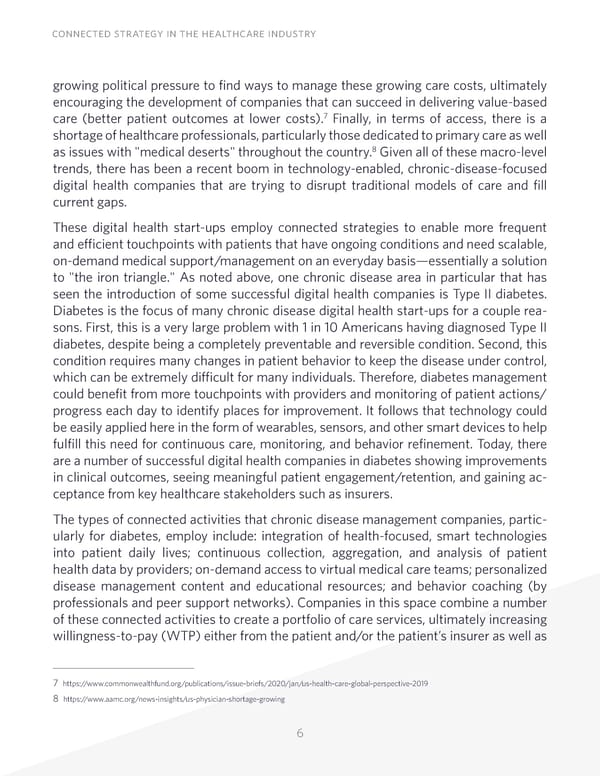 Connected Strategy in the Healthcare Industry - Page 6