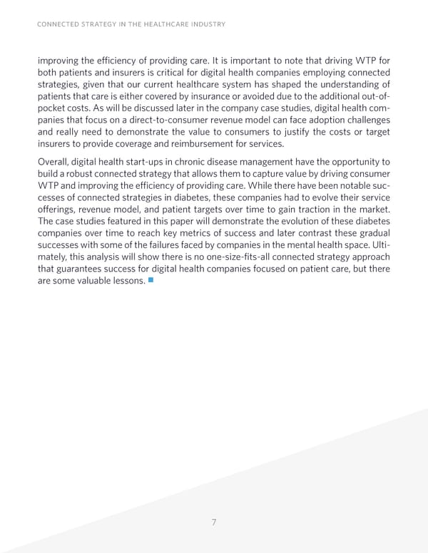 Connected Strategy in the Healthcare Industry - Page 7