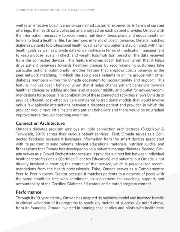 Connected Strategy in the Healthcare Industry - Page 10