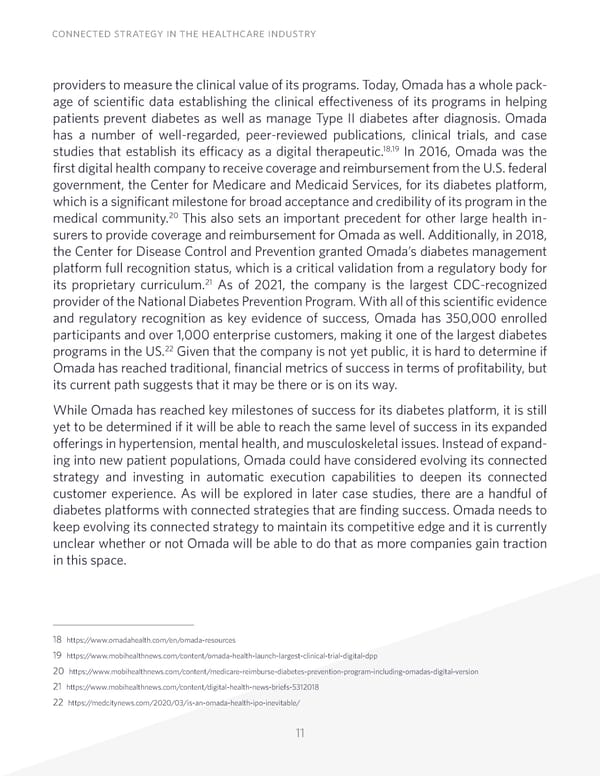Connected Strategy in the Healthcare Industry - Page 11