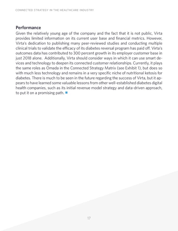 Connected Strategy in the Healthcare Industry - Page 17