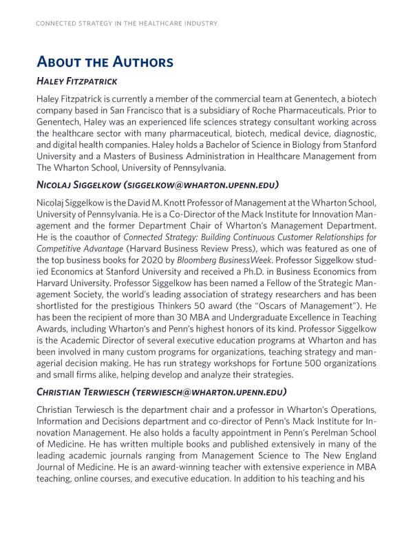 Connected Strategy in the Healthcare Industry - Page 25