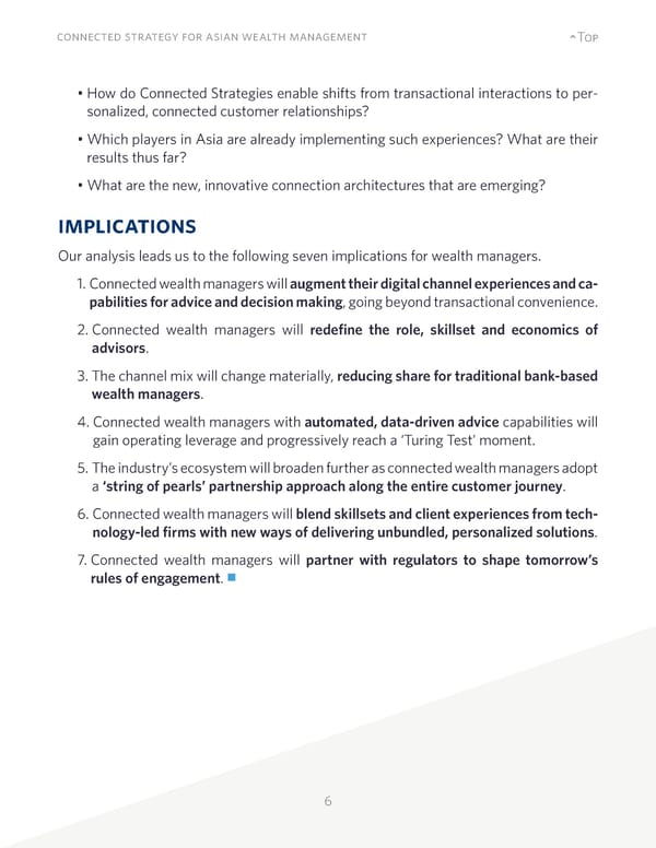 Connected Strategy for Asian Wealth Management - Page 6