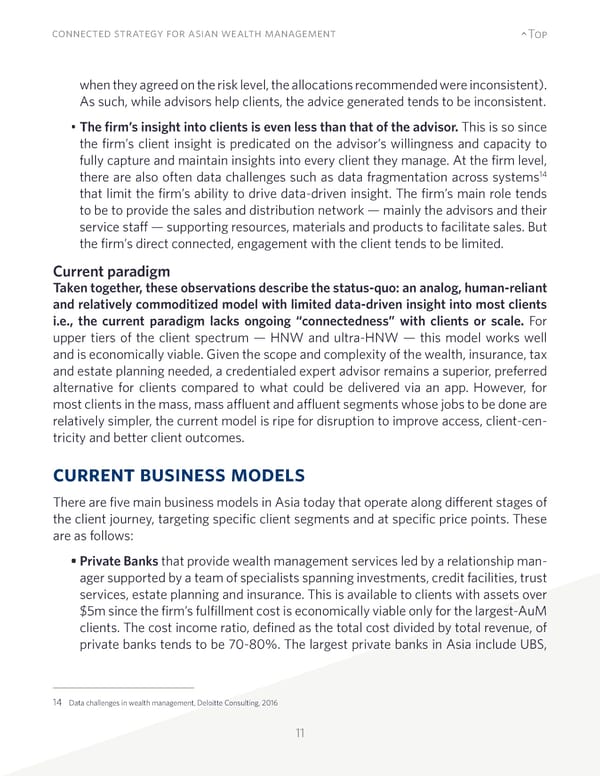 Connected Strategy for Asian Wealth Management - Page 11