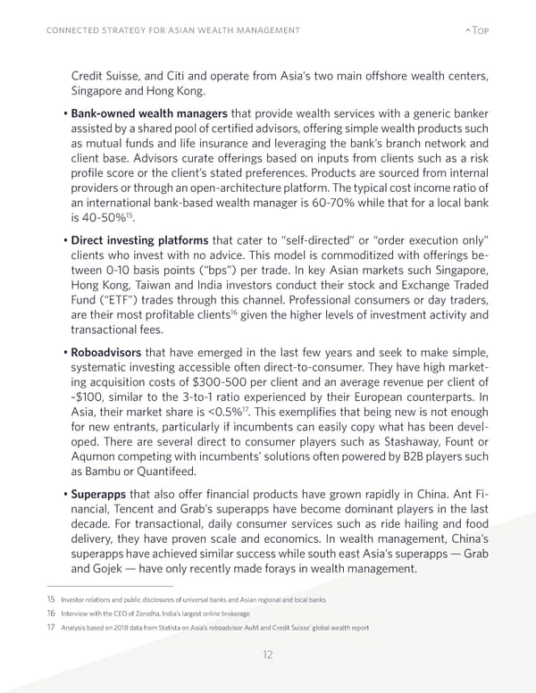 Connected Strategy for Asian Wealth Management - Page 12