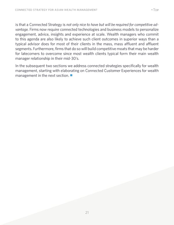Connected Strategy for Asian Wealth Management - Page 21
