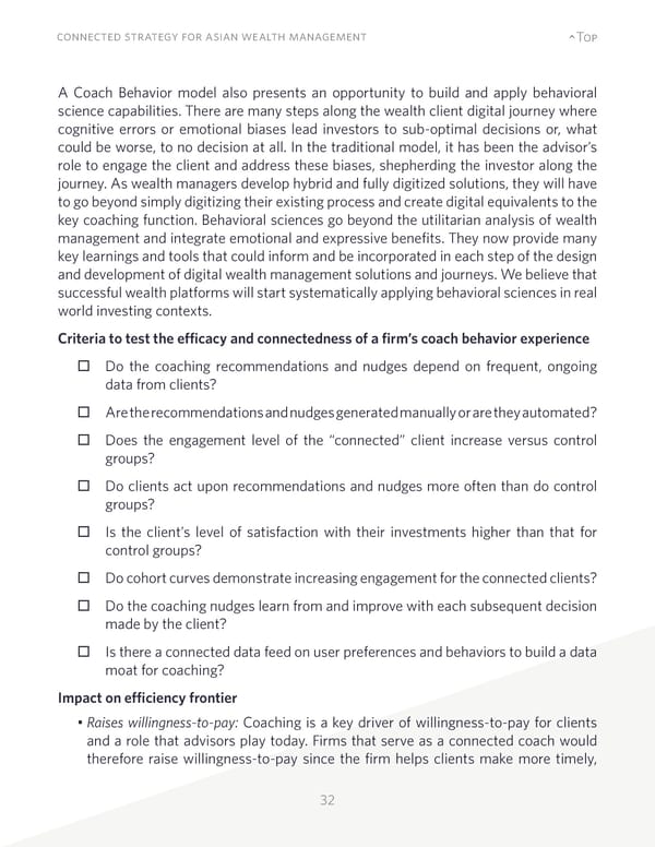 Connected Strategy for Asian Wealth Management - Page 32